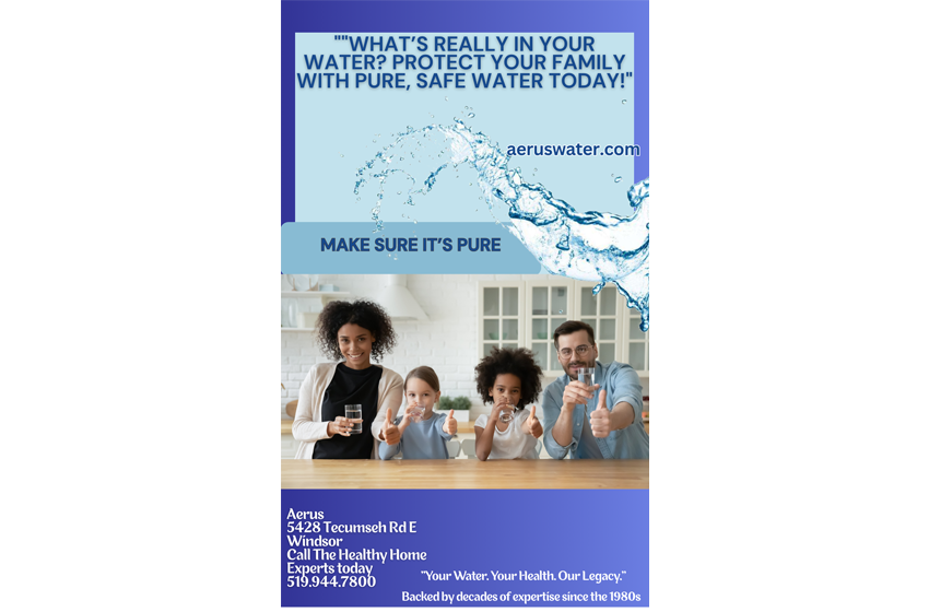 WHAT’S REALLY IN YOUR WATER? PROTECT YOUR FAMILY WITH PURE, SAFE WATER TODAY!