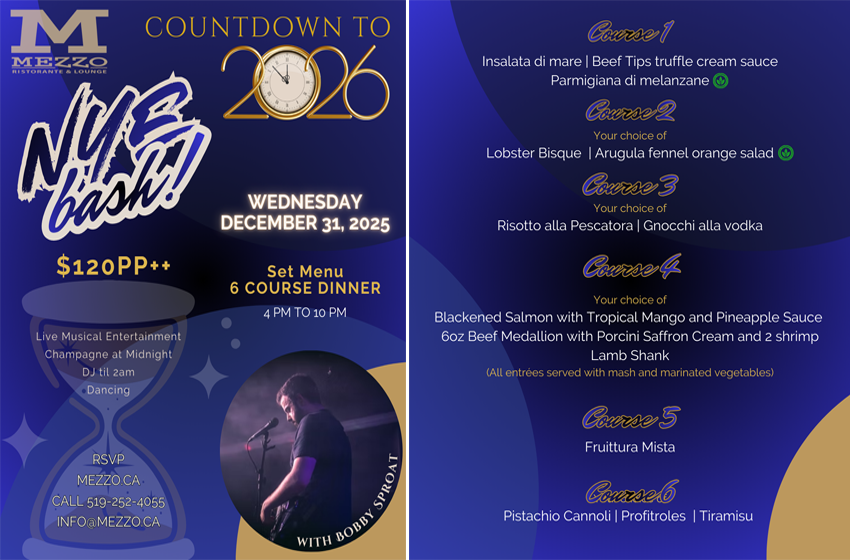 Welcome to Mezzo Ristorante