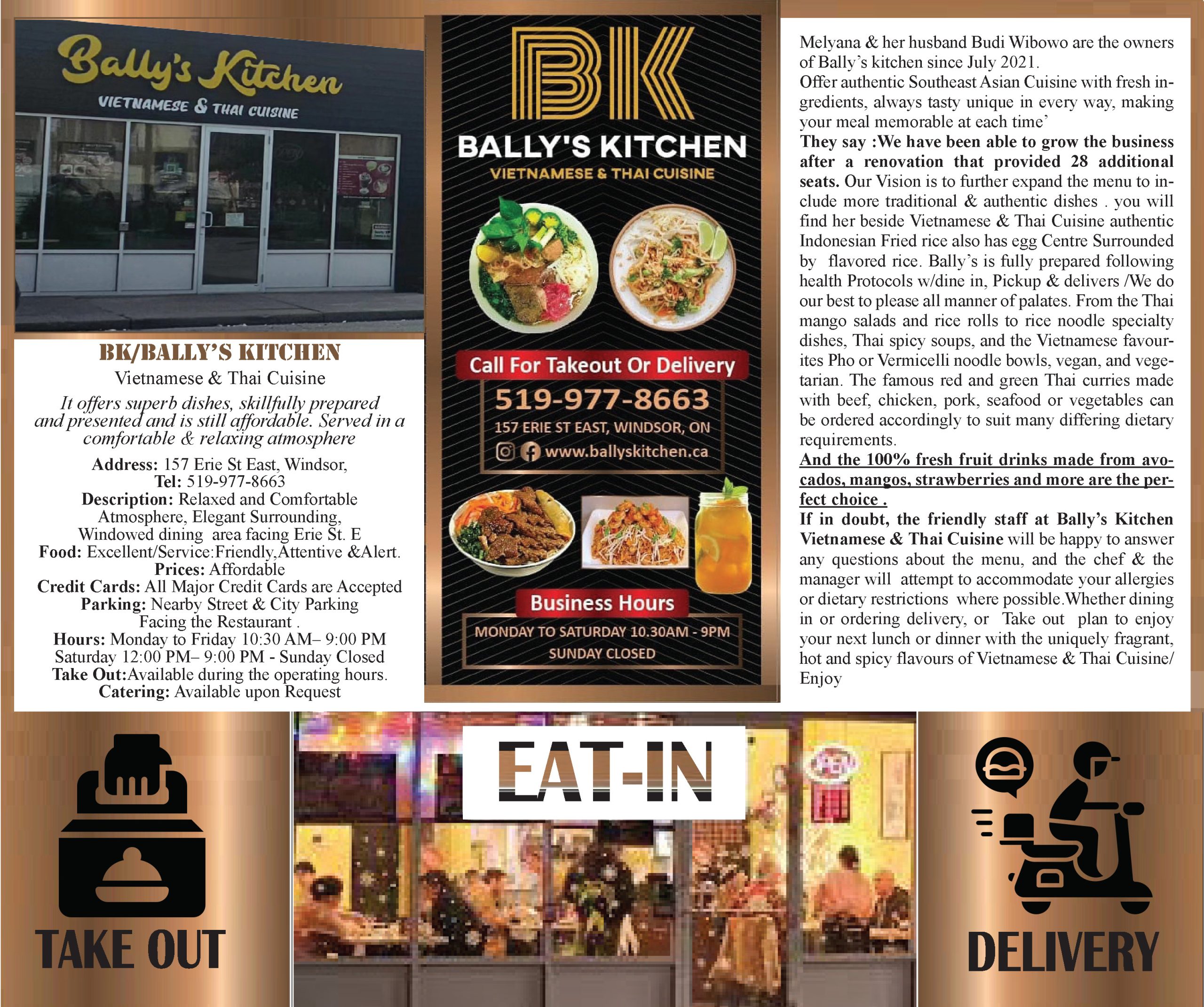 Where Authentic Vietnamese & Thai Cuisine Meets Comfort and Elegance