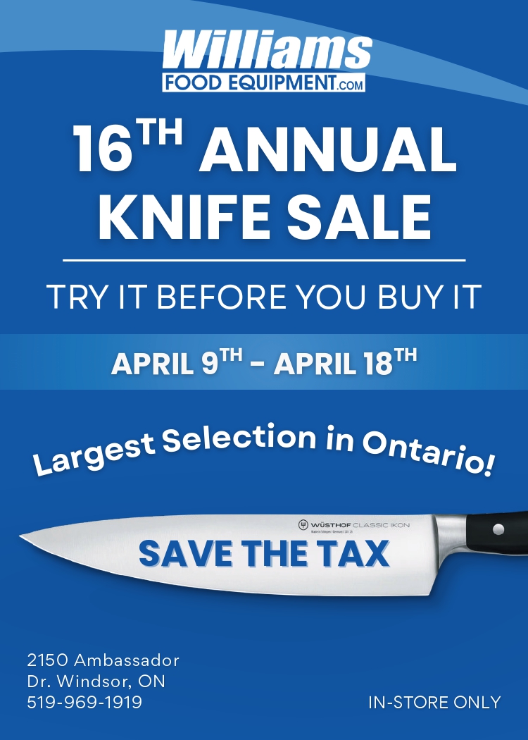 Indulge in Superior Quality: Exclusive 16th Annual Knife Sale in Windsor- Save the Tax!