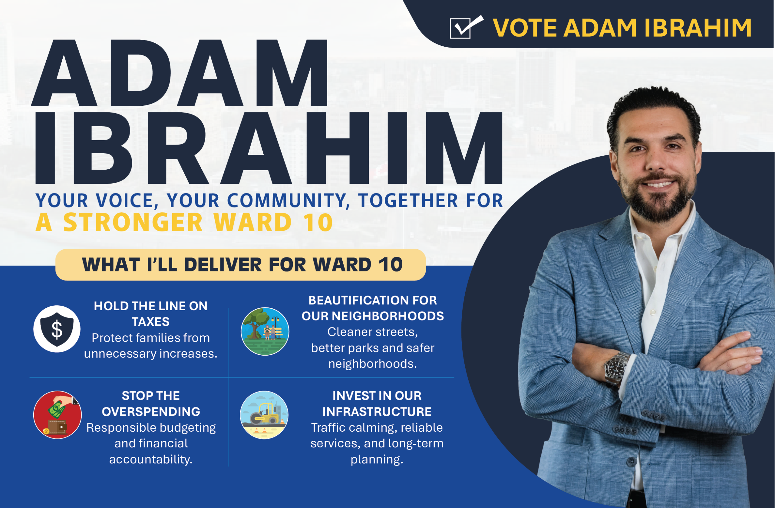 Adam Ibrahim Announces His Vision for Windsor’s Ward 10